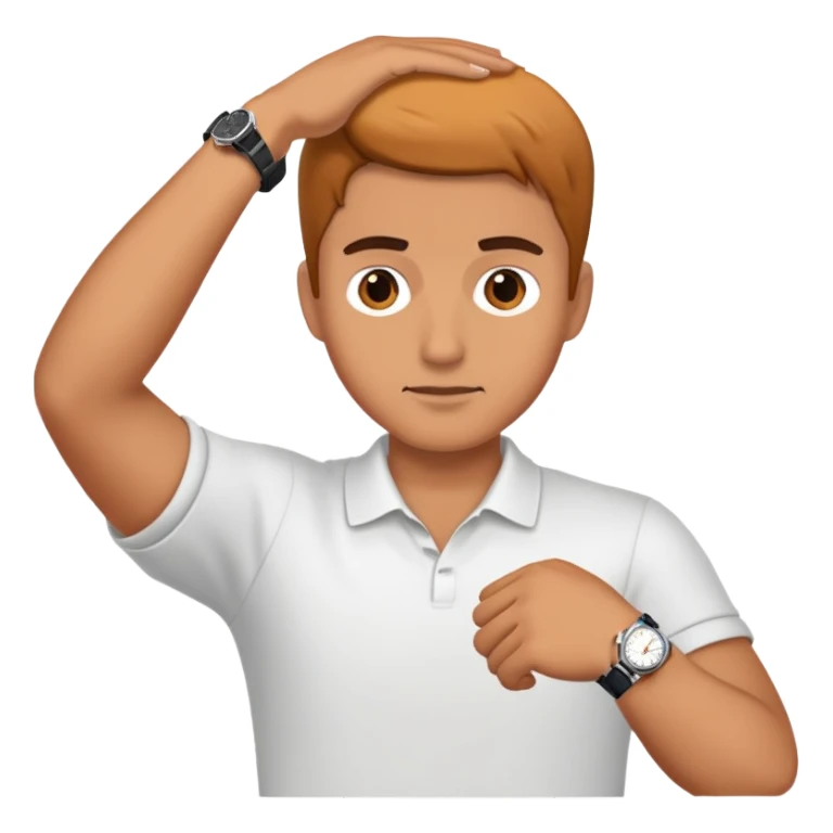 Looking at my watch sticker