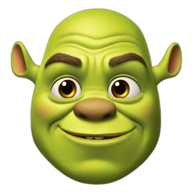 Shrek con stich abrazados  sticker