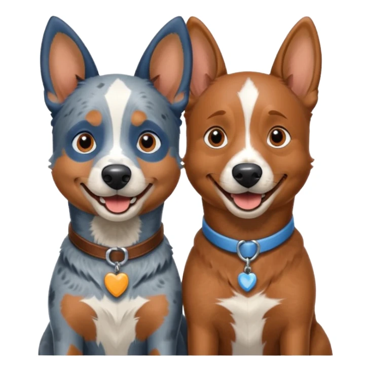 Bluey and bingo sticker