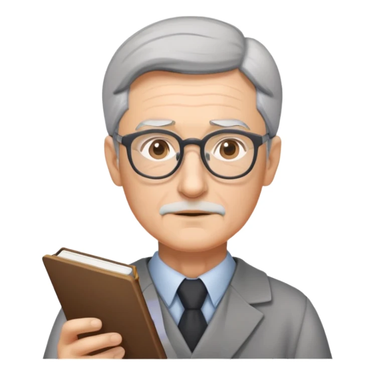 wise teacher guiding a student sticker