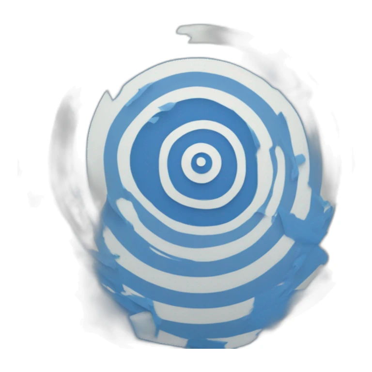 blue-target-with-blue-arrow-bullseye sticker