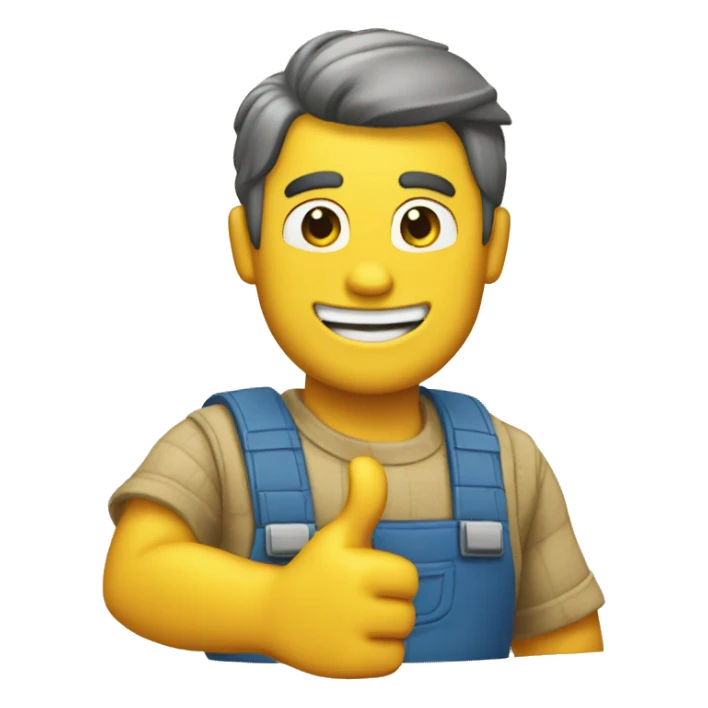 bob the buildergiving a thumbs up sticker