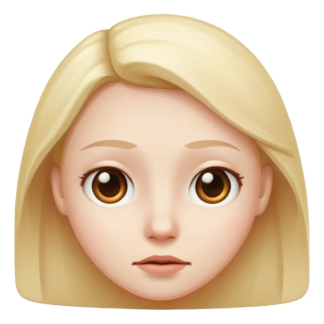 Silent Face emoji sticker