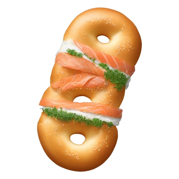 bagel with lox sticker