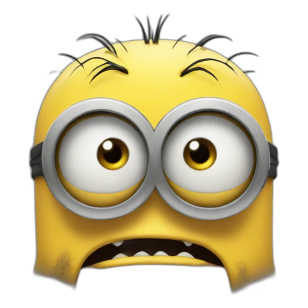 Angry Minion sticker