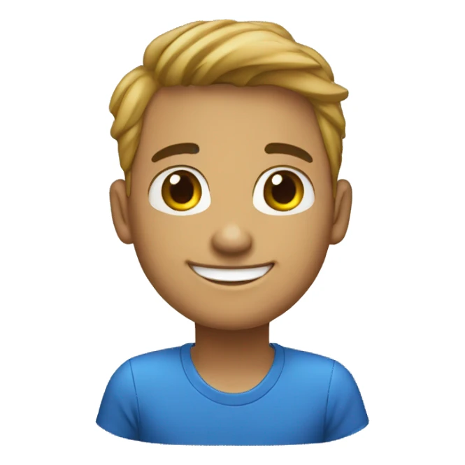 Jovem sorrindo  sticker