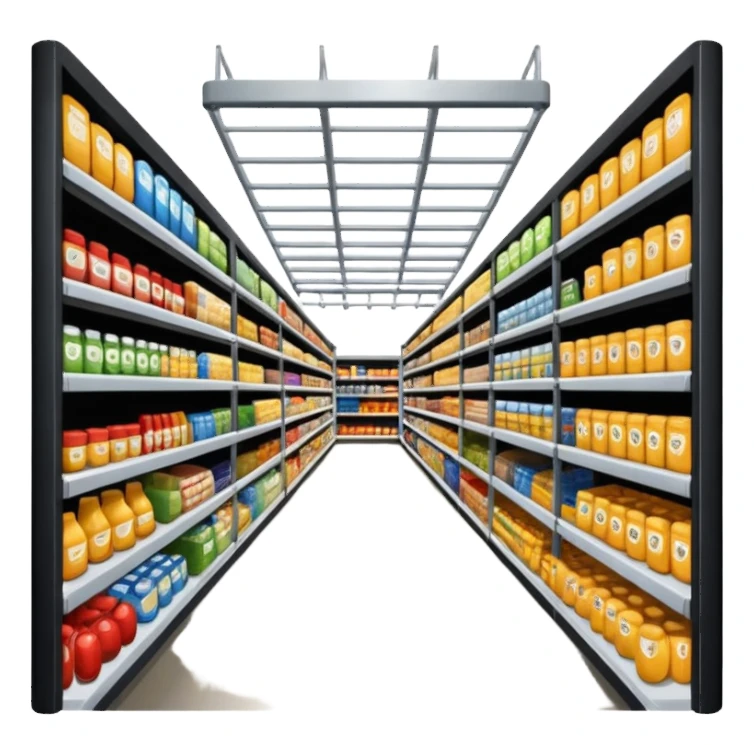 supermarket warehouse sticker