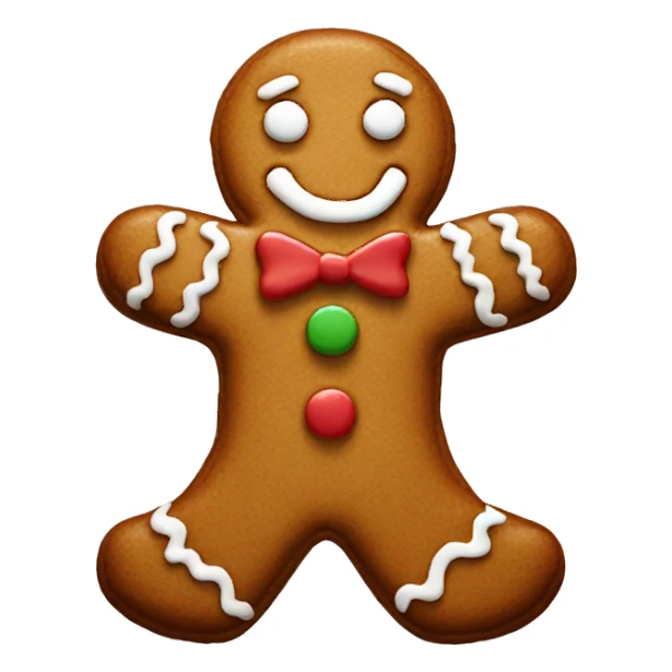 gingerbread cookie sticker