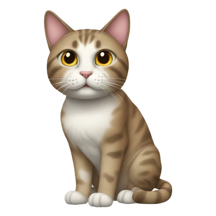 cat wearing shoes sticker