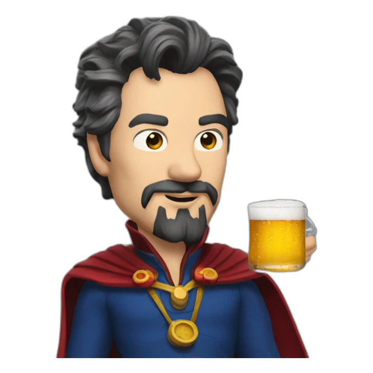 docteur strange-drink-beer sticker