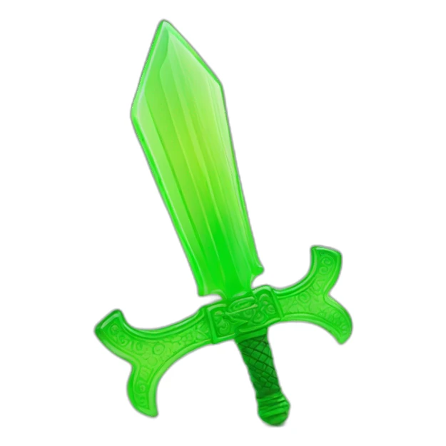 sword uranium glass sticker