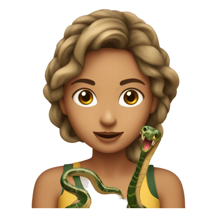 Girls turned into snakes talking sticker