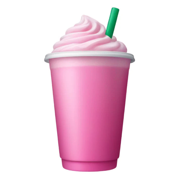Pink Starbucks drink sticker
