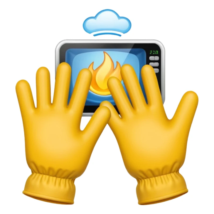 MICROWAVE GLOVES sticker