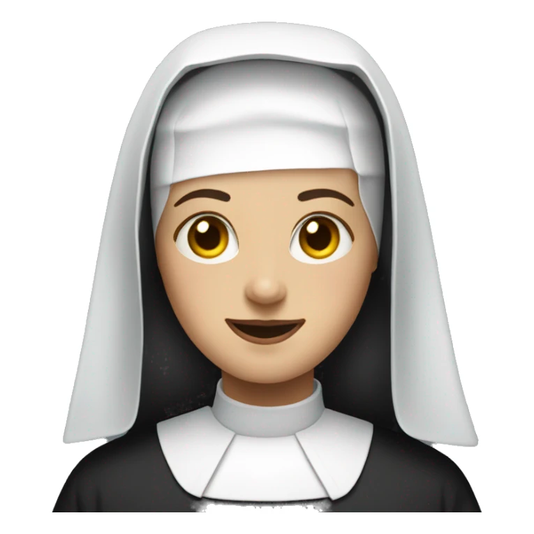 The nun icon sticker