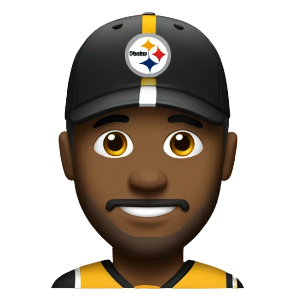 Steelers fan sticker