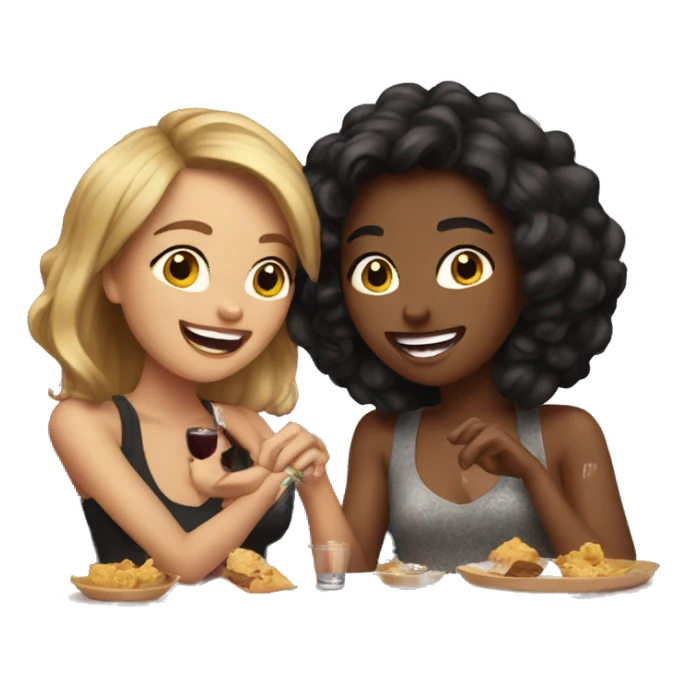 exciting girls night sticker