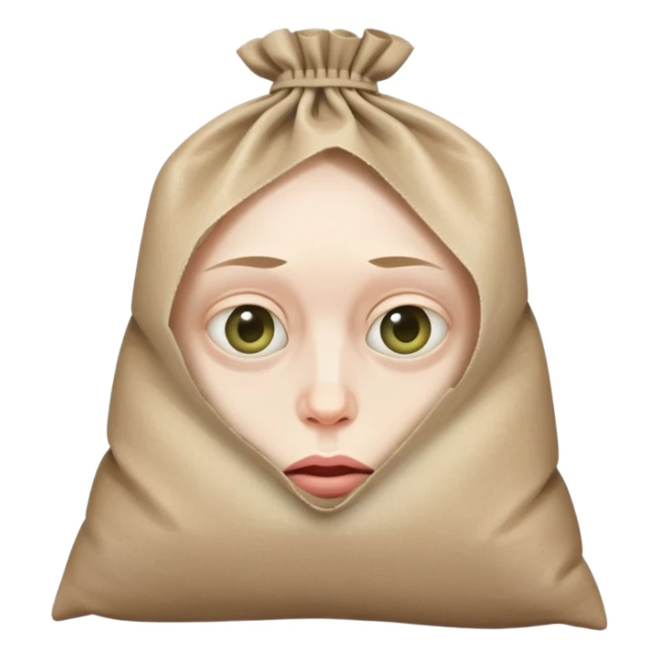 Groggy with bags under eyes  sticker