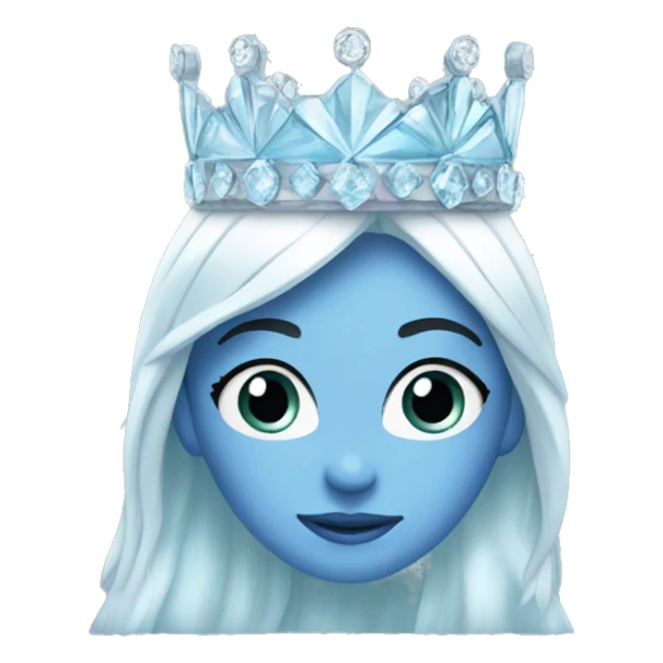 ice Princess wearing crown sticker
