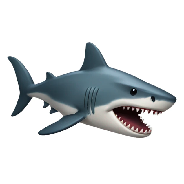 bear shark sticker