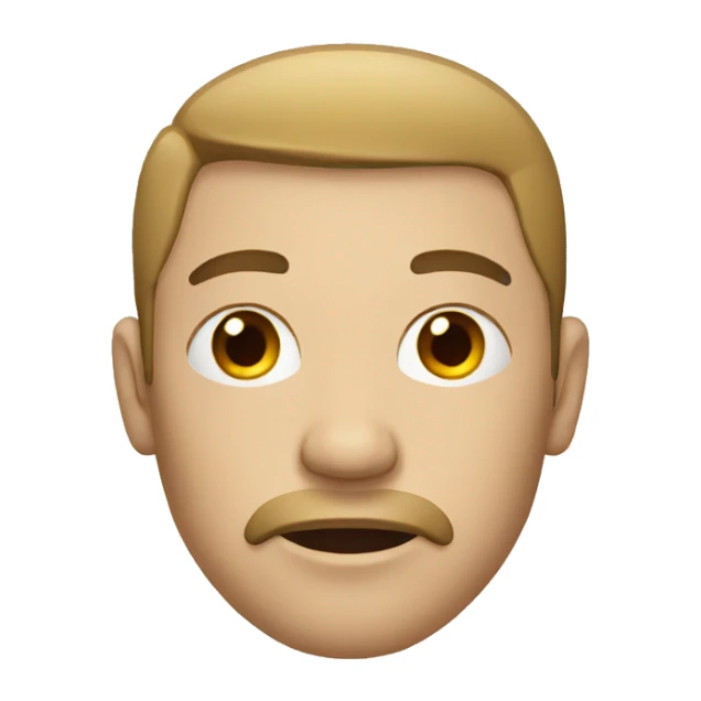 man with black eye sticker