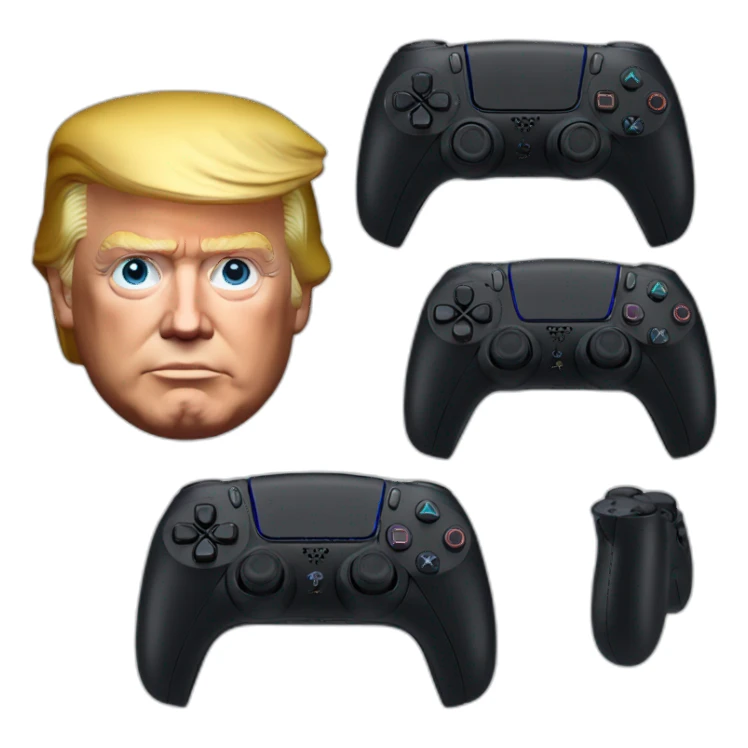 realistic Donald Trump Branded PS5 Console (REAL!!!) sticker