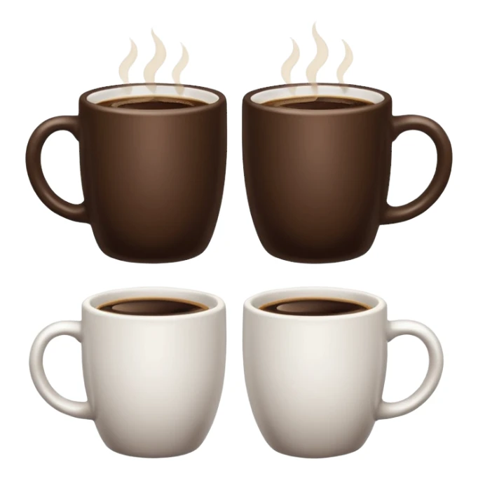 Half-Filled Glasses coffe sticker