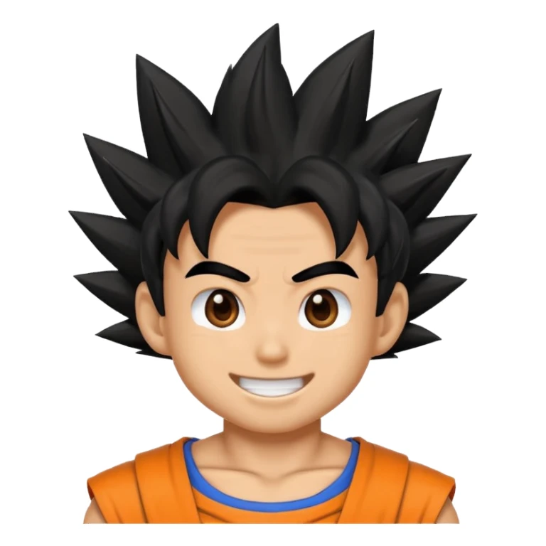 Emoji San goku sticker