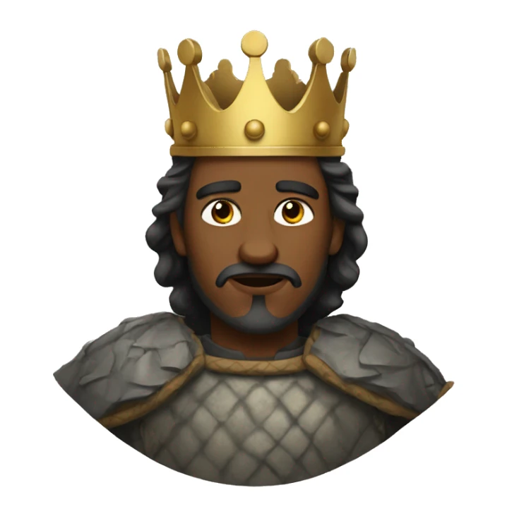 A medieval king  sticker