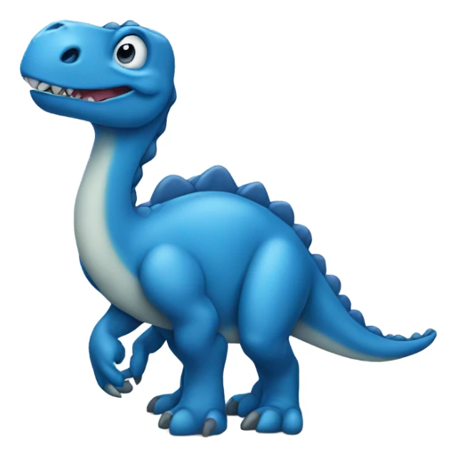 Blue dinosaur  sticker