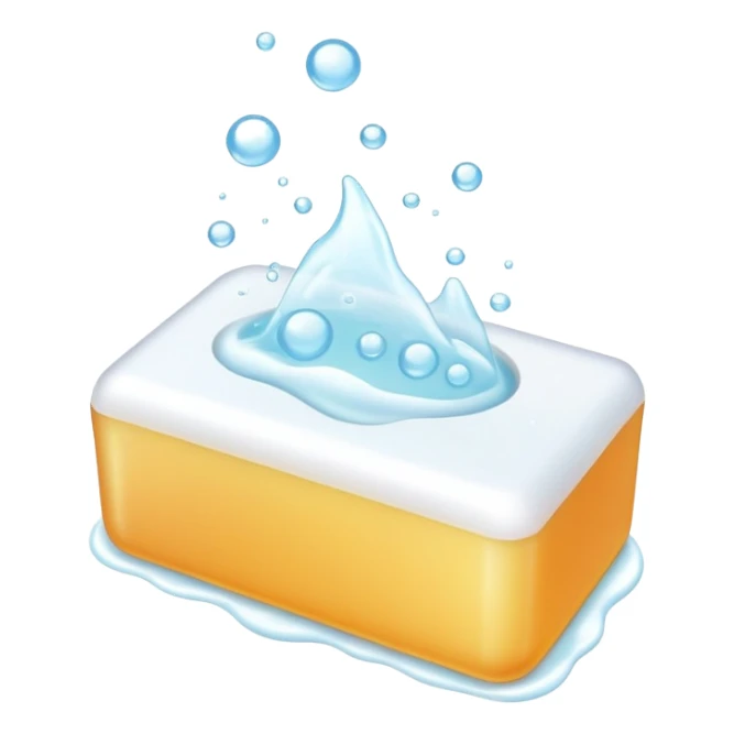 Cleaning soap sticker