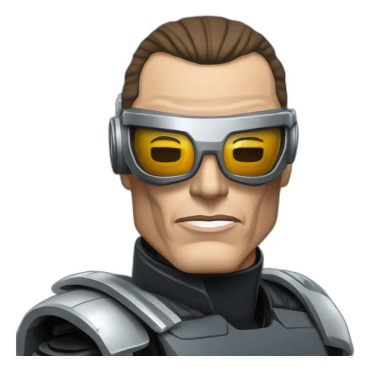 Jean Claude Vandamme as robocop sticker