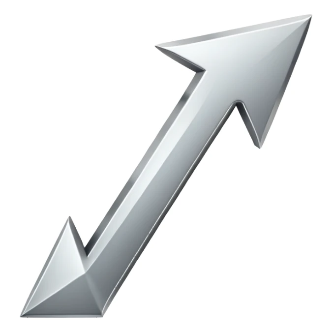 Arrow pointing down sticker