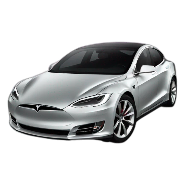 Tesla car lit sticker