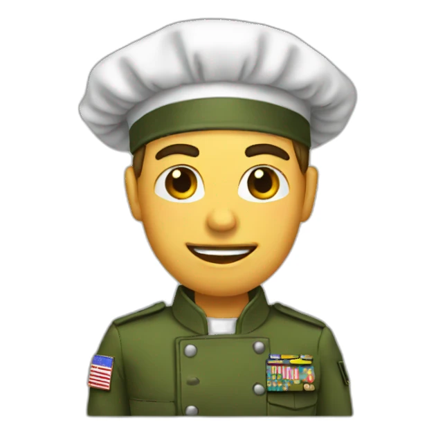 military chef sticker