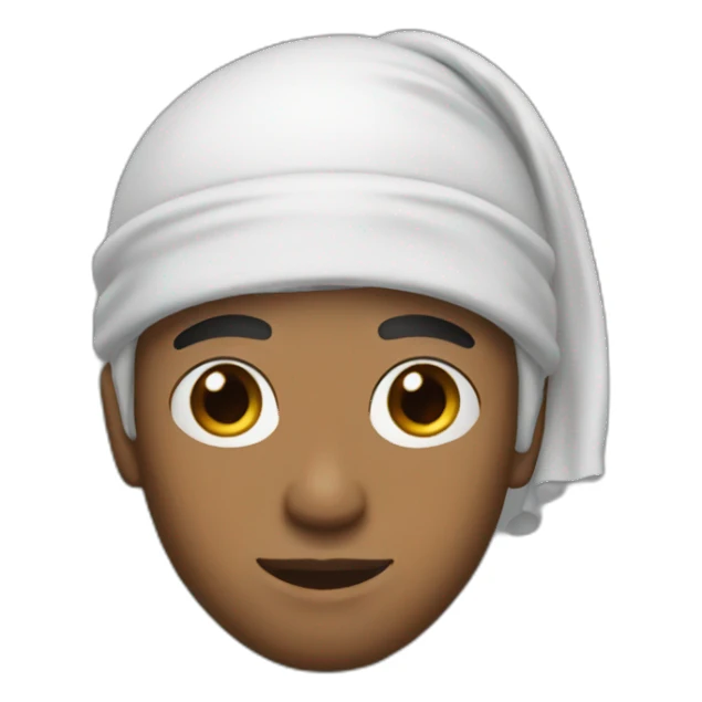 Homme avec un durag sticker