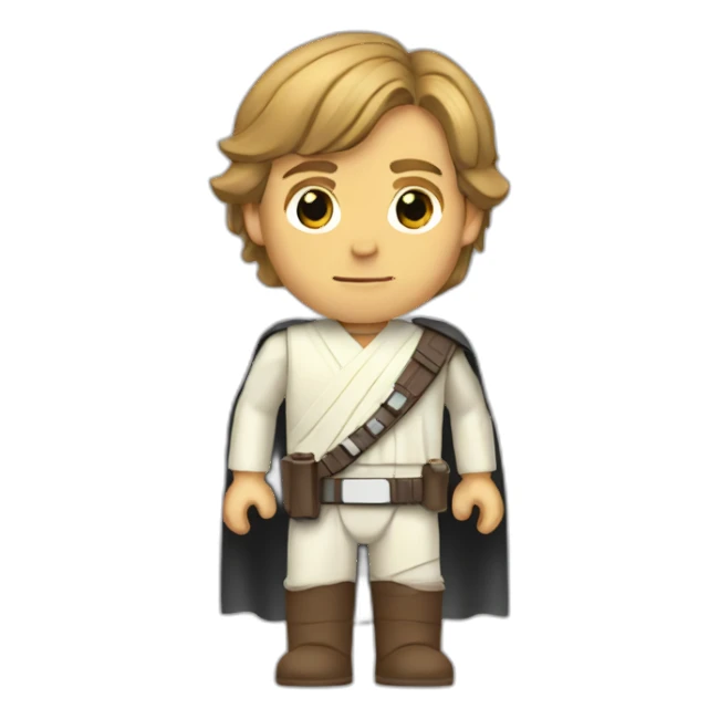 star wars luke skywalker sticker