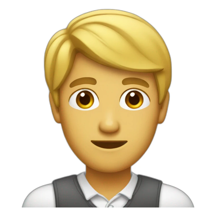 simple sobre una persona cansada de trabajar sticker