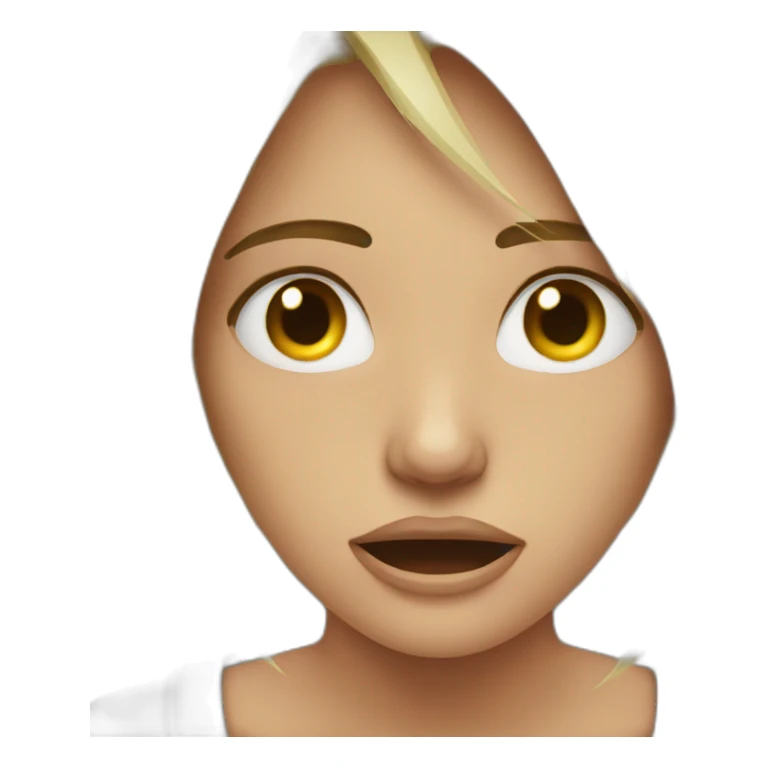 Crying ft woman sticker