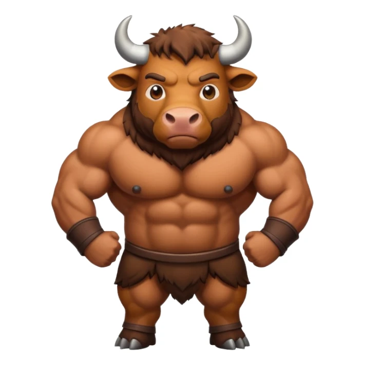 High resolution of An ox sticker