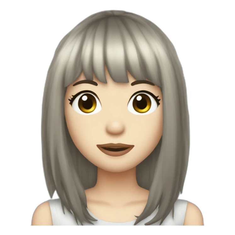 Carly Rae jepsen long hair sticker