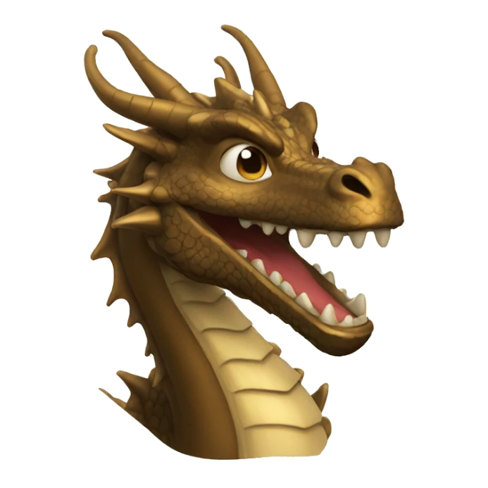 bronze dragon happy sticker