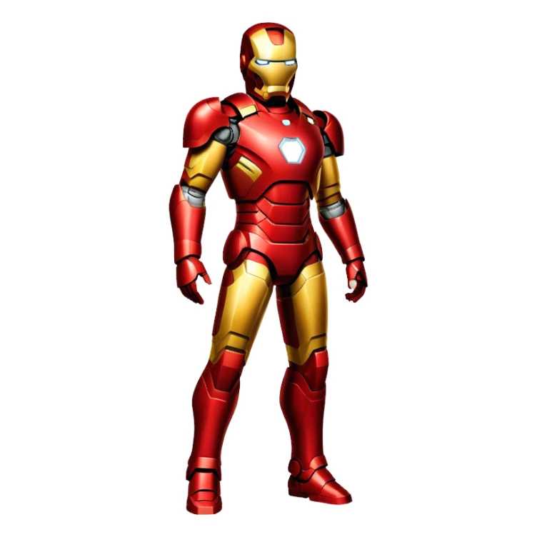 Iron Man superhero sticker