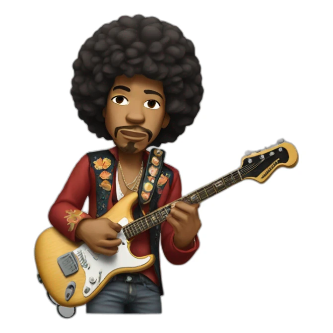 jimi hendrix sticker