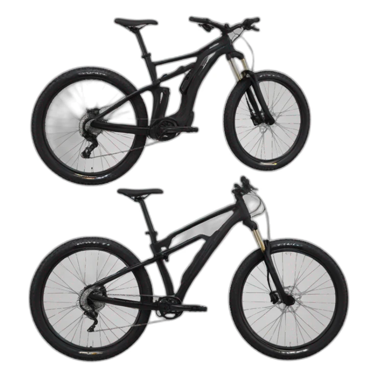 All black steppenwolf typhoon mountain bike sticker
