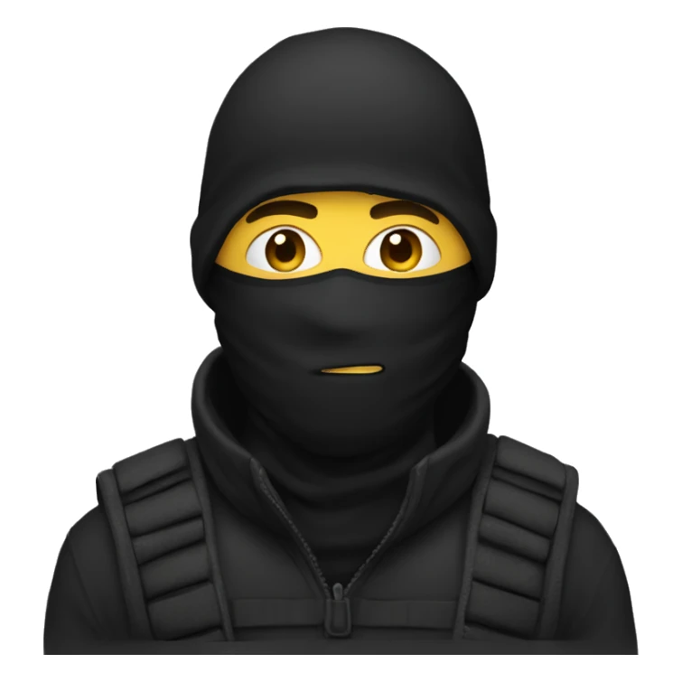 Guy with Baliclava on sticker