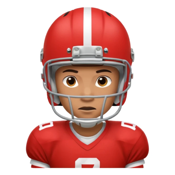 football player sticker