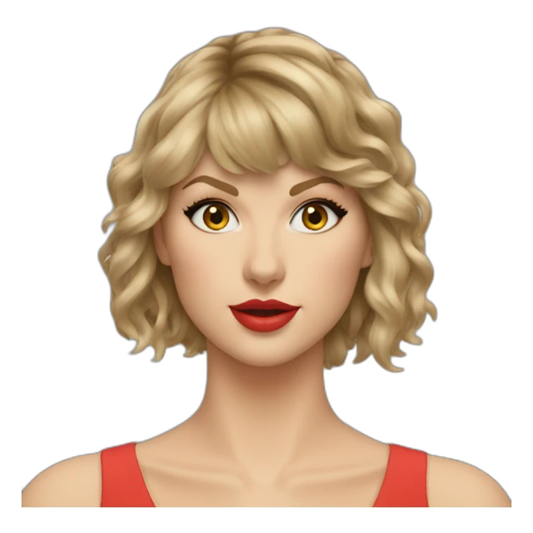 taylor swift face 2023 sticker