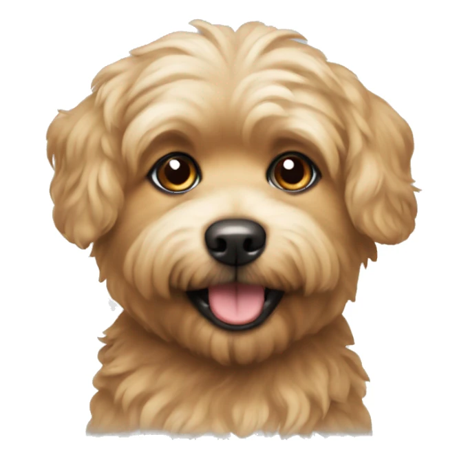 A pomapoo dog  sticker