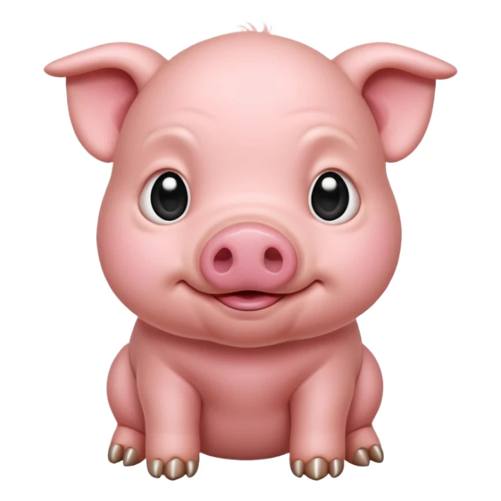 baby pig sticker